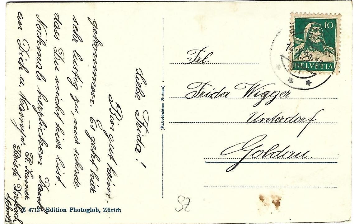 Cartoline postali: Schwyz St.Josefklösterli – Usato da Wetzikon ZH venduto da Brulu100 1