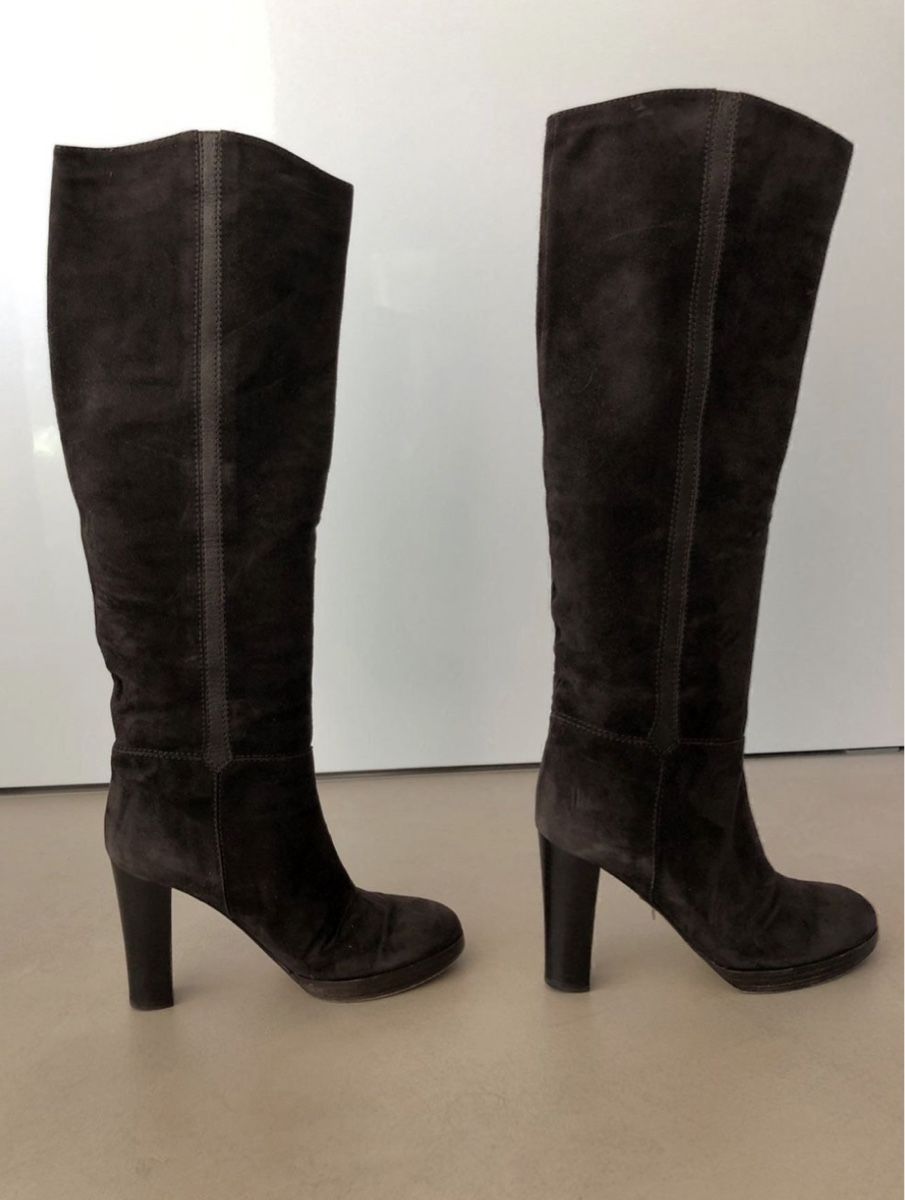 Chloé Damenschuhe: Chloé Velourslederstiefel – Gebraucht aus Muensingen von drleevsy