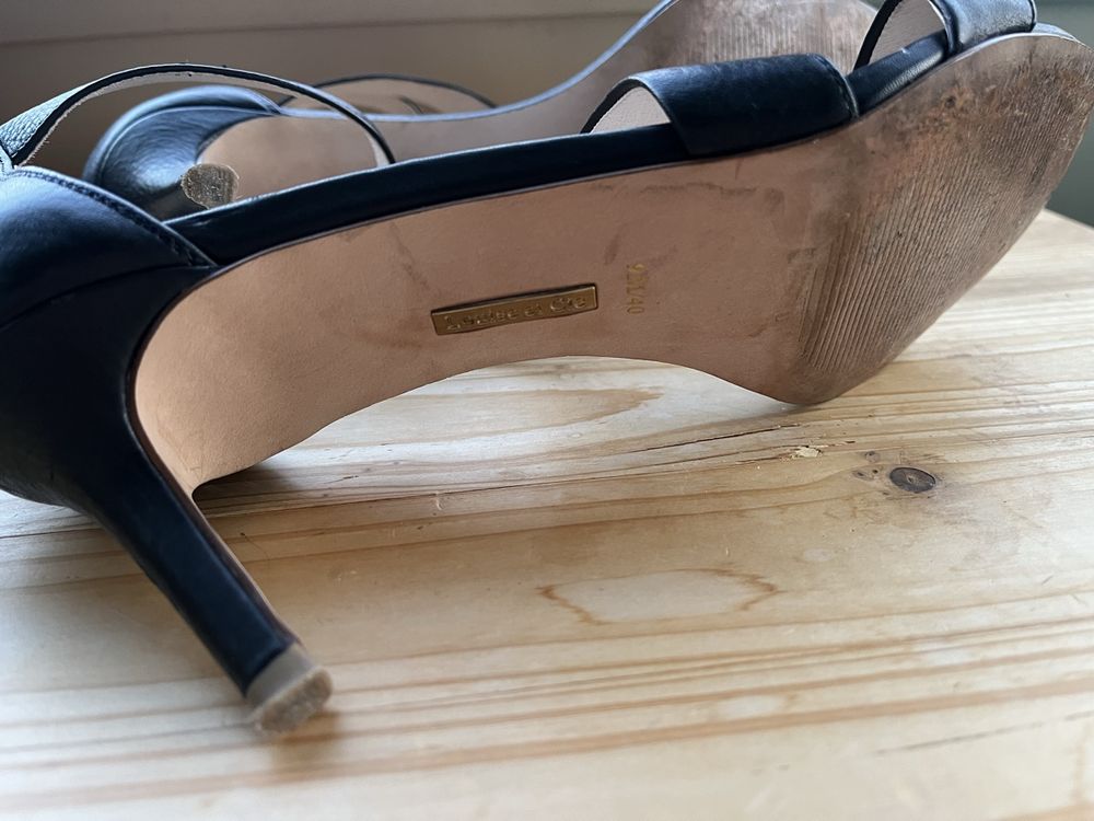 Chaussures femmes: Sandales à talons hauts Louise et Cie, taille 40, noir – Neuf (Voir description) à Fribourg par plenilunios 2