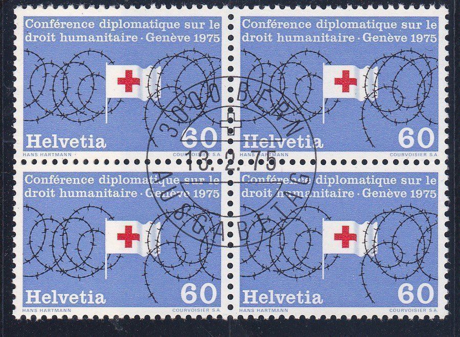 Alle Briefmarken: ET 4er Block Werbemarken 1975 – Neu (gemäss Beschreibung) aus Schliern b. Köniz von joni20