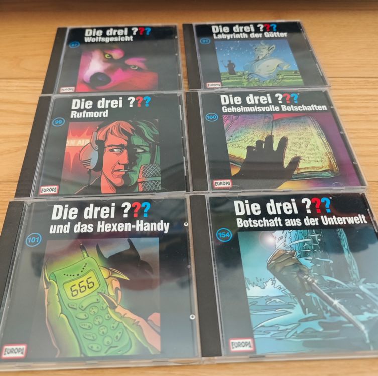 6 CDs Die drei ??? Fragezeichen (Gebraucht) in Baar für CHF 22 – mit ...