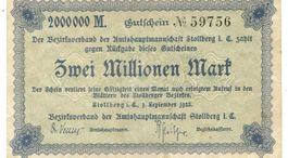 Stollberg 2 Mil.Mark 01.09.1923 VZ+-VZ++