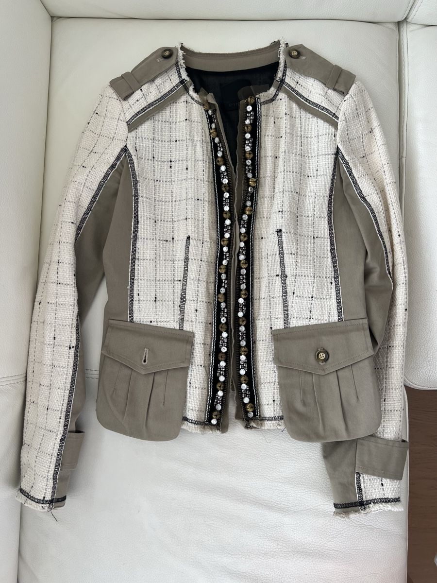 Pinko Jacken: Pinko Jacket Size IT 42, Tweed – Neu (gemäss Beschreibung) aus Pully von opa_k78q