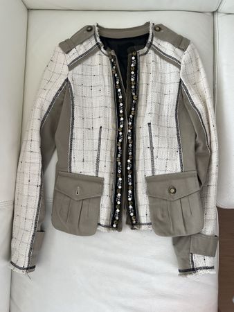 Pinko Jacket Size IT 42, Tweed