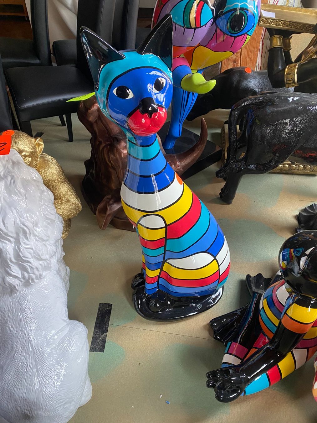 Sculture & Statue: Skulptur - Figur Katze NEUWARE – Nuovo (secondo la descrizione) da Liestal venduto da dev_qcm9