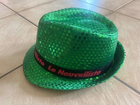 Chapeau Fedora vert Le NOUVELLISTE