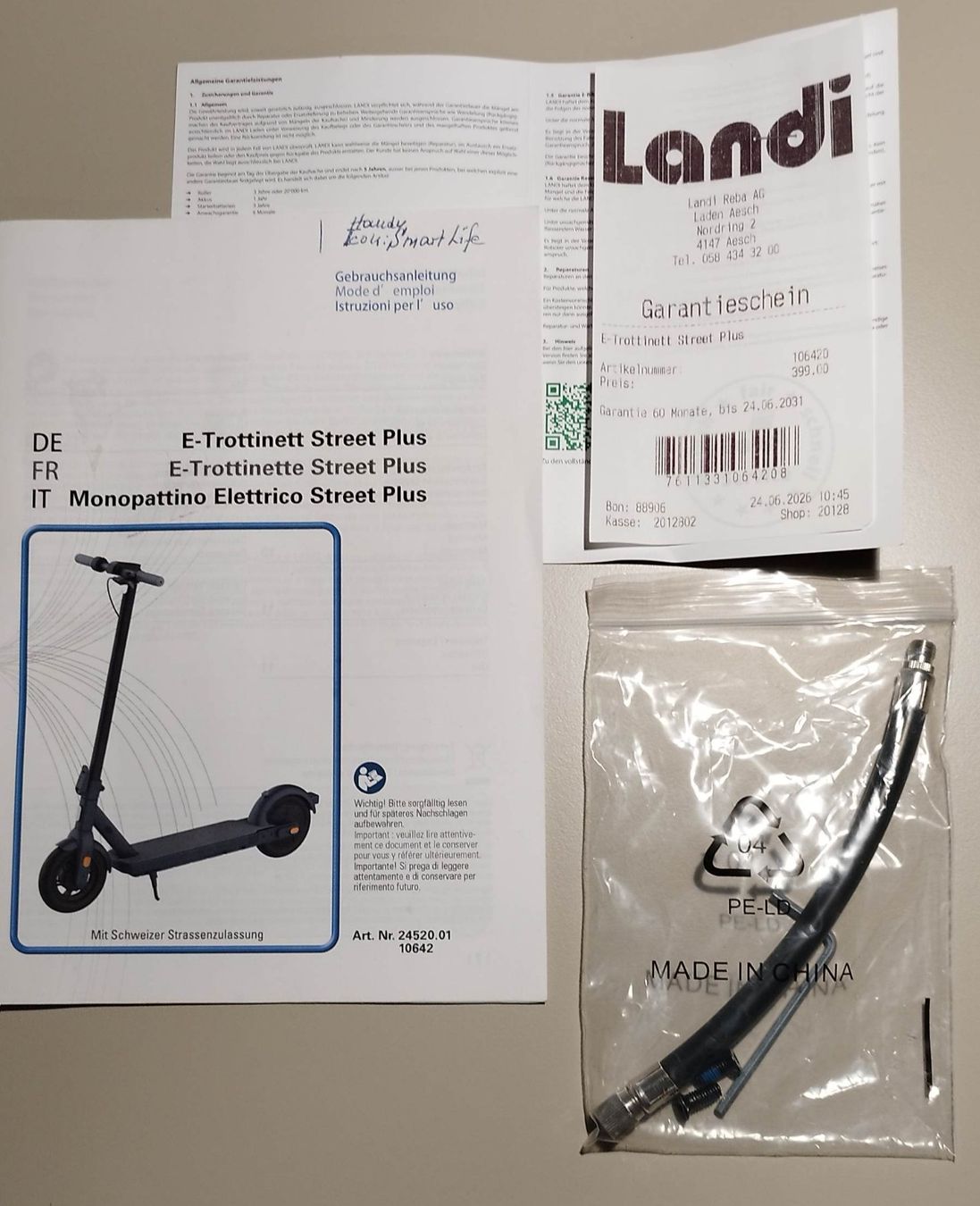 Kickboard: E-Trottinet Street Plus - neu – Neuf (Voir description) à Riehen par India13 2