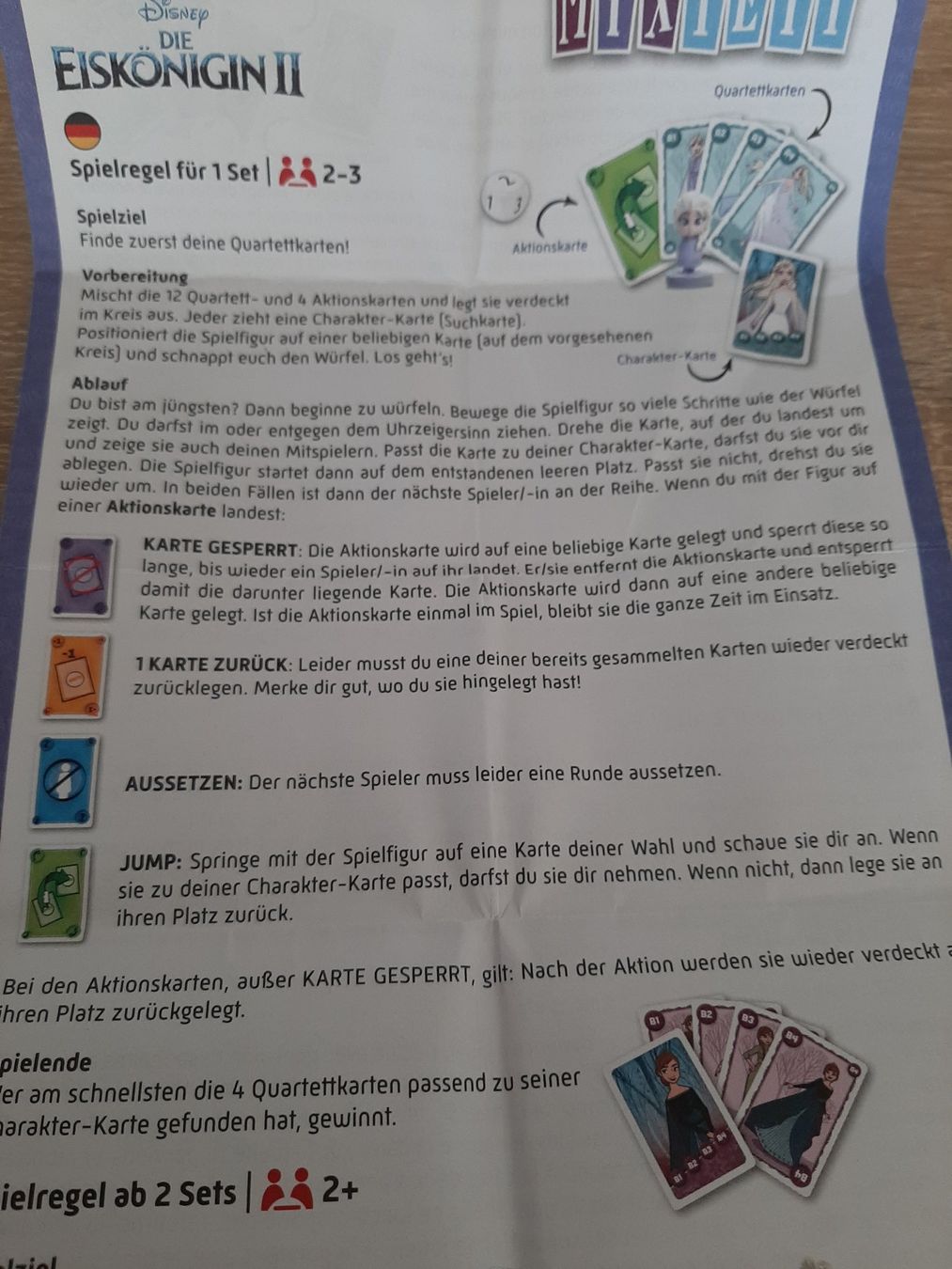 Disney Spiele: MIXTETT Eiskönigin II + 3D ELSA – Gebraucht aus Menziken von Rien1 4