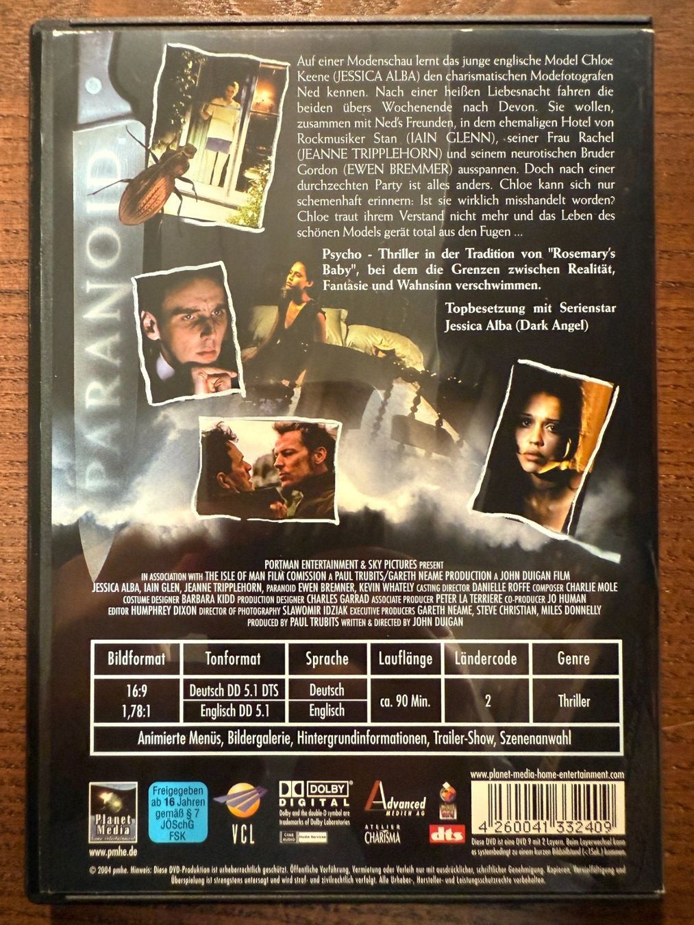 Alle DVDs: Paranoid - 48 Stunden in seiner Gewalt – Gebraucht aus Zürich von FilmFreunde 1