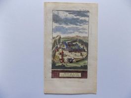 St.Gallen kolorierter Kupferstich