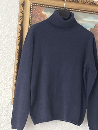 Kaschmir-Dunkelblau Puli Neuewertig GereinigtGrS(K2ID258)