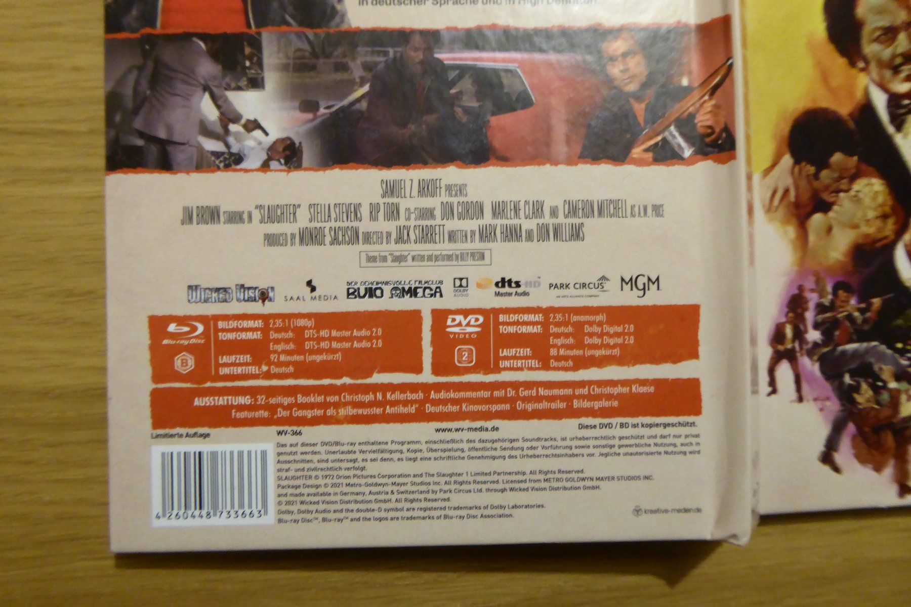 Tutti i DVDs: 1x Bluray 1xDVD Slaughter Mediabook – Usato da Allschwil venduto da Summelsarium 2