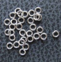 500 Jump Ringli, Ringe Chromstahl 4mm