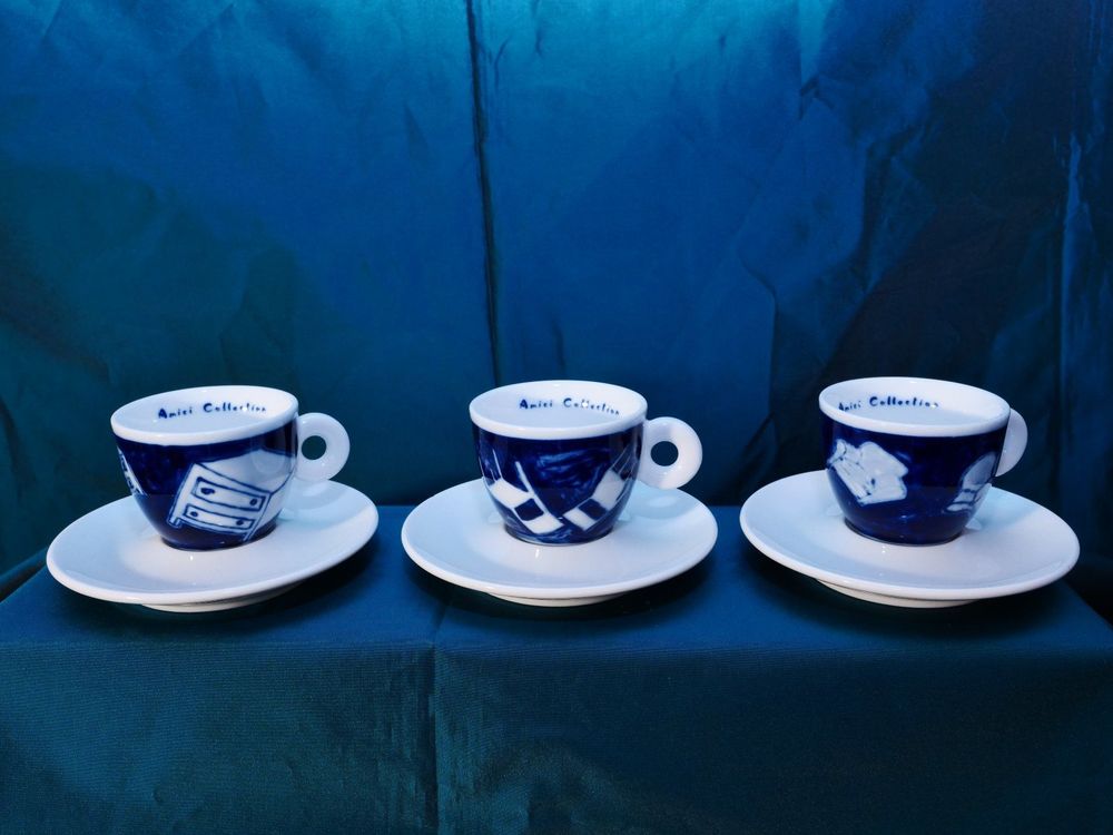 Tasse Collection Illy 2008 Amici Collection - Design William Kentridge - Rareté NEUF Sous Emballage