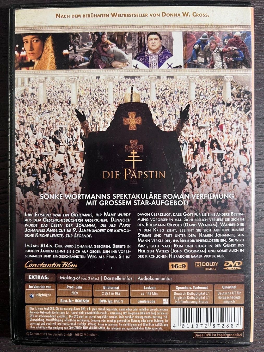 Tutti i DVDs: Die Päpstin – Usato da Zürich venduto da FilmFreunde 1