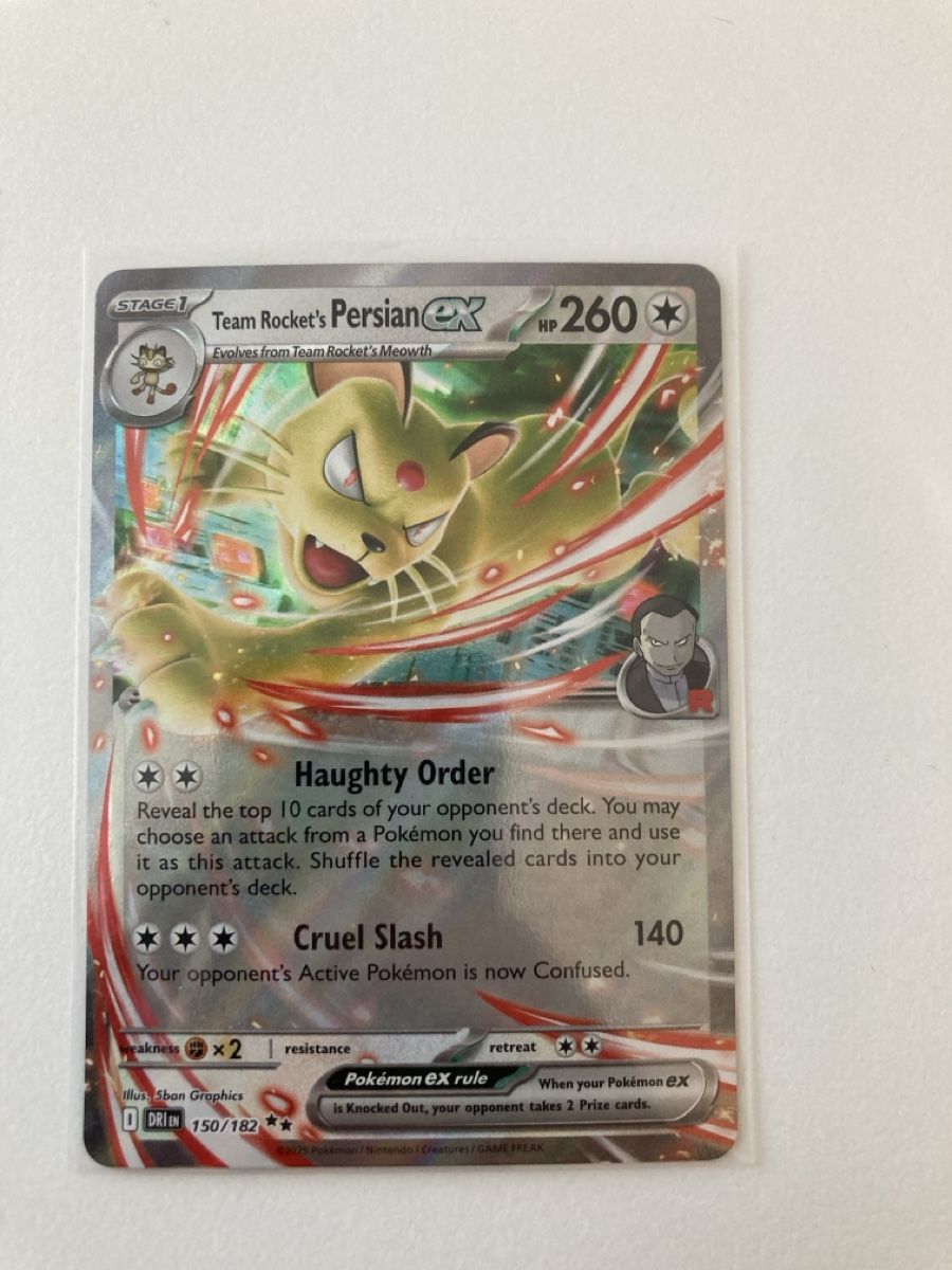 Pokémon Carte collezionabili: Team Rocket‘s Persian ex 150/182 EN – Nuovo (secondo la descrizione) da Wohlen AG venduto da Liridon22