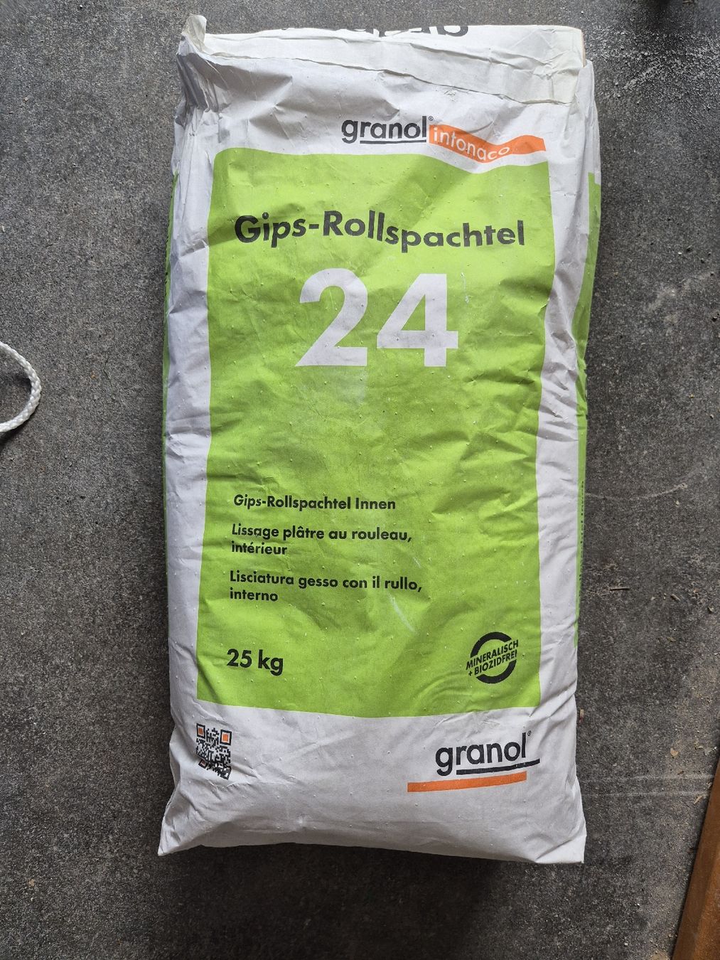 Materiale di riempimento: Granol Gips-Rollspachtel 24 – Nuovo (secondo la descrizione) da Eschenbach LU venduto da Re_mo
