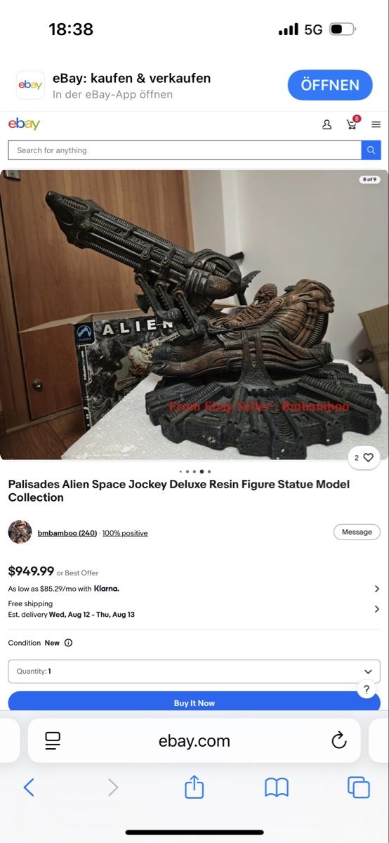 Figuren: Alien Space Jockey Modell Giger Palisades not Sideshow – Gebraucht aus Schlieren von Moviepropde 8
