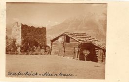 Unterbäch   VS   -   Steinhaus        um 1 9 2 9
