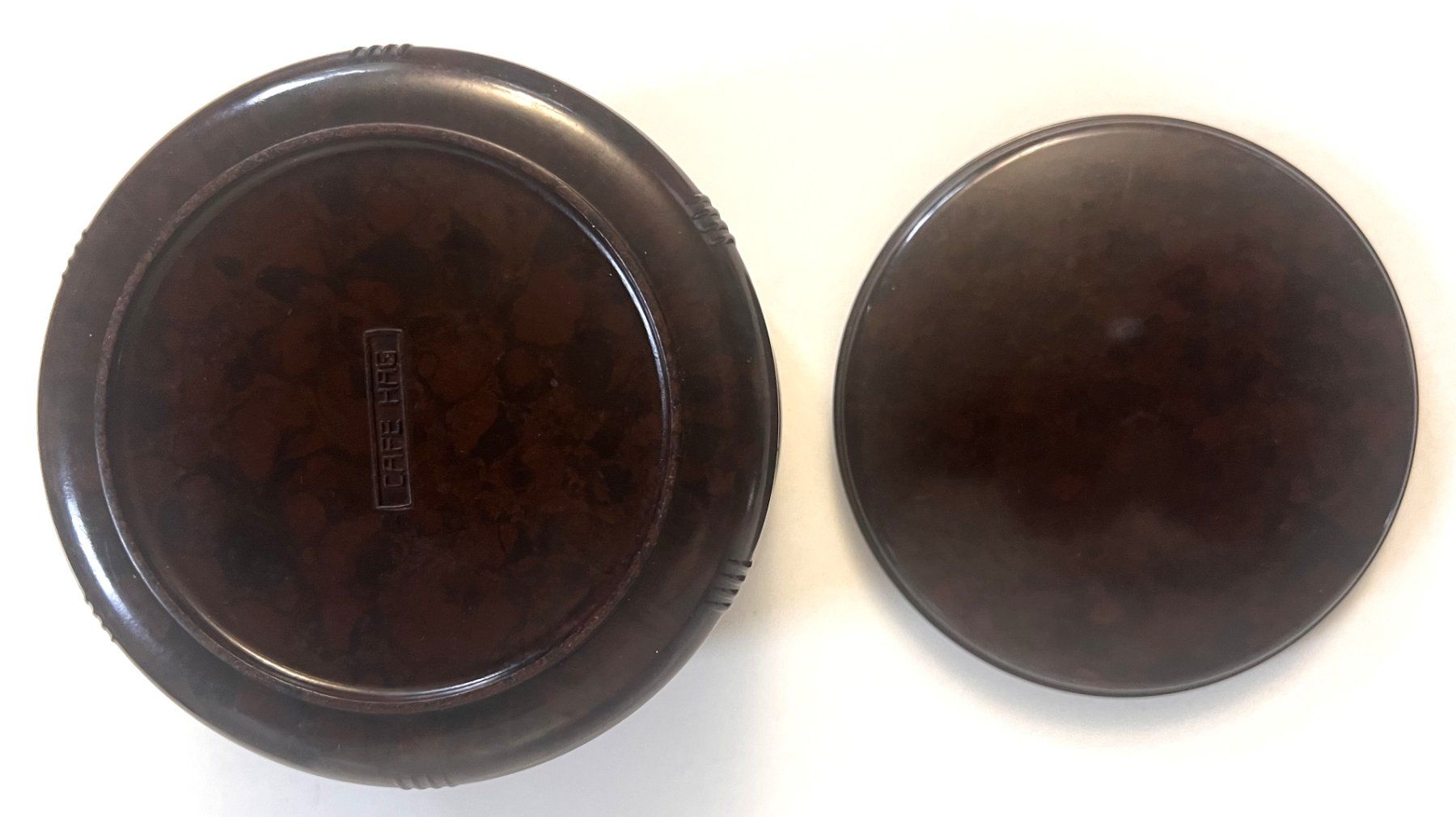 Altro in Decorazioni & Accessori: alte, schöne Bakelit Dose, CAFE HAG, Beiersdorf DE – Usato da Rothrist venduto da Brandystar 3