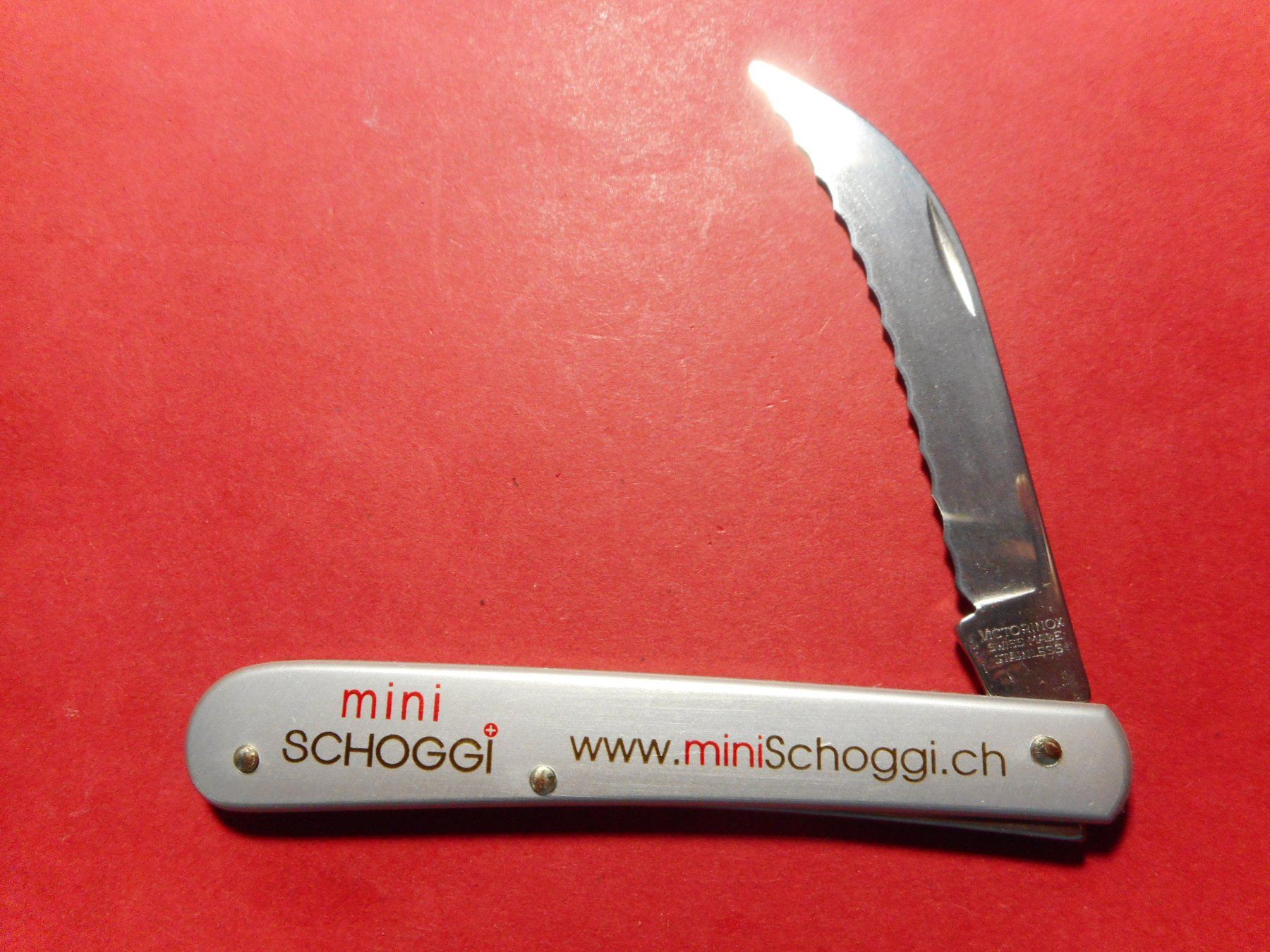 Victorinox Coltelli tascabile: Victorinox Bäckermesser - mini Schoggi – Usato da Rotkreuz venduto da Hubbil