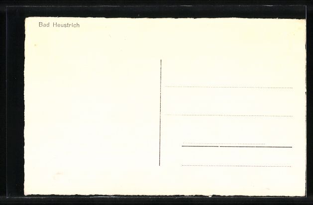 Cartoline postali: AK Bad Heustrich, Hotel Bad Heustrich – Usato da Berlin venduto da bartko-reher 1