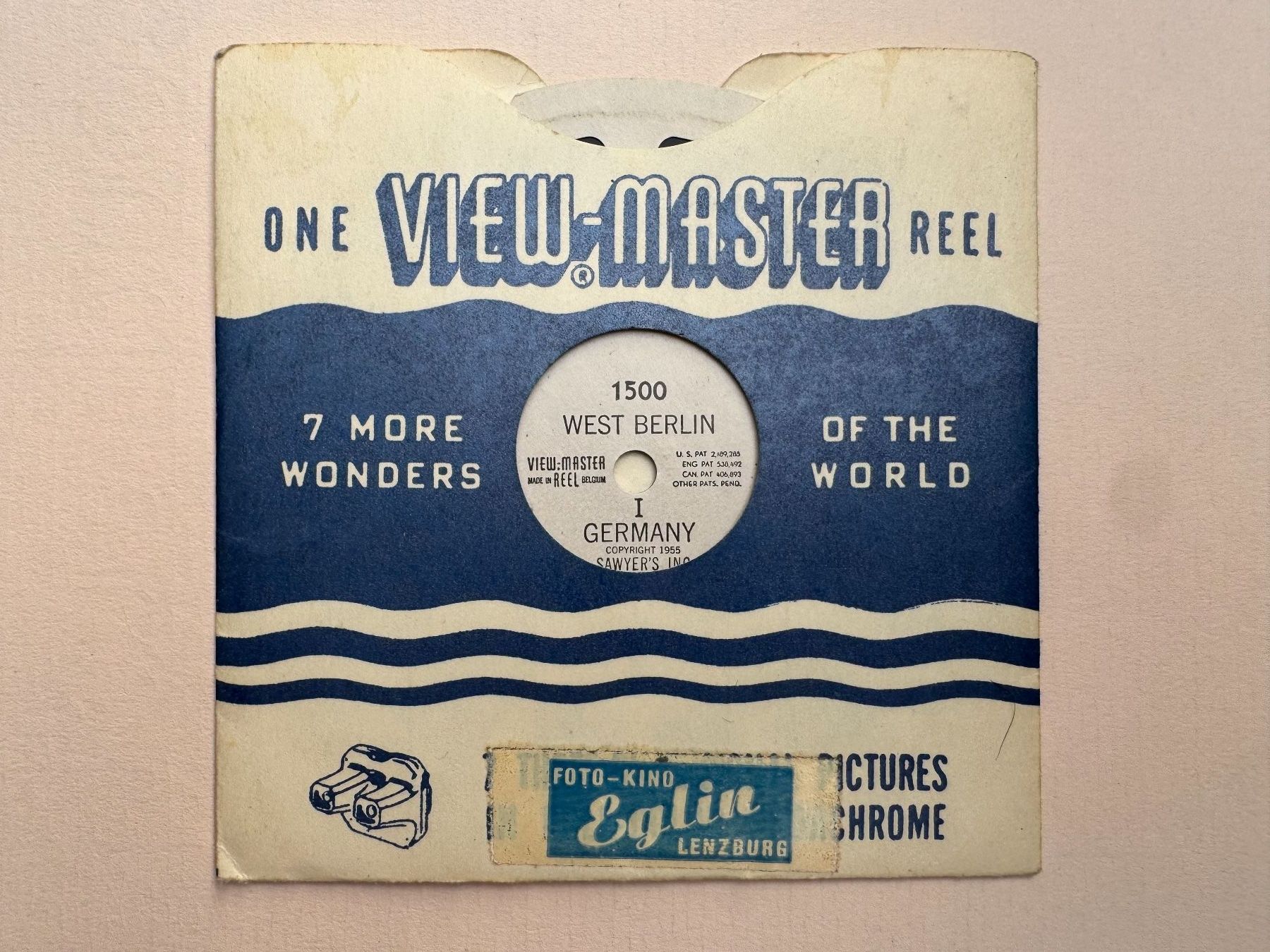 View-master Giocattoli: View-Master 3D: Nr. 1500 WEST BERLIN I GERMANY – Usato da Tegerfelden venduto da siebenmacky