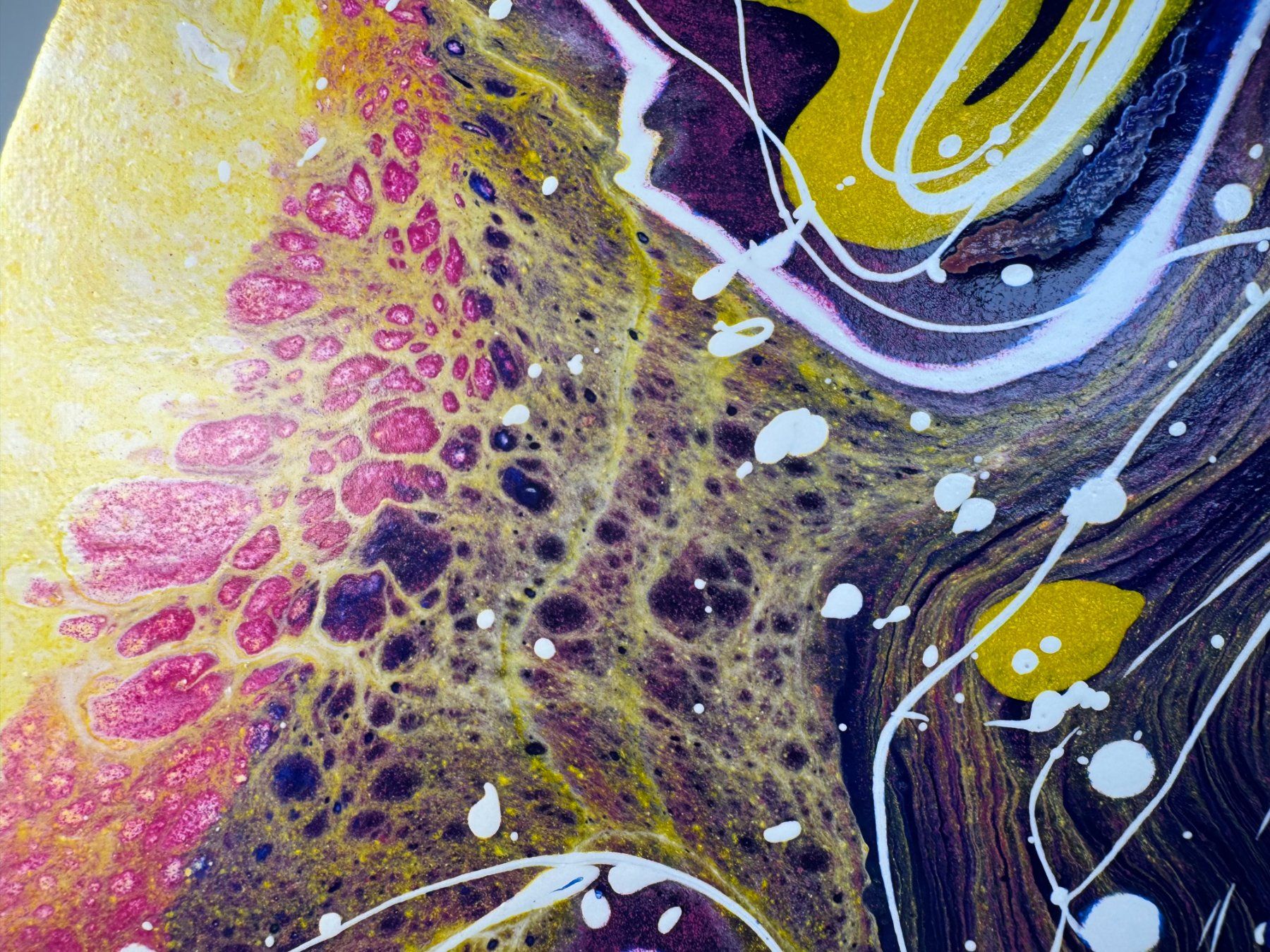 Dipinti: Acryl-Flüssigmalerei, Oval – Usato da Schlieren venduto da MayaSheng1983 1