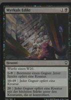 TCG Magic The Gathering MTG CLB 135 FOIL Myrkuls Edikt