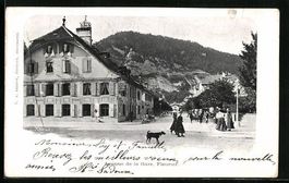 AK Fleurier, Avenue de la Gare, 1901