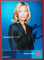 Christiane Gerboth Autogramm signiert Fotopostkarte 10x15cm