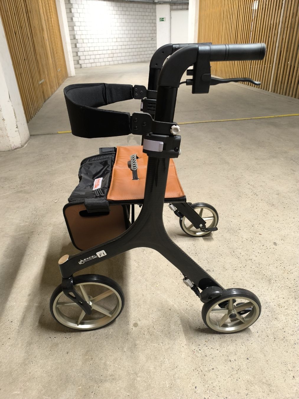 Gehhilfen: Carbon Rollator Excelmobility F1 – Neu (gemäss Beschreibung) aus Allschwil von BezoBezo 1