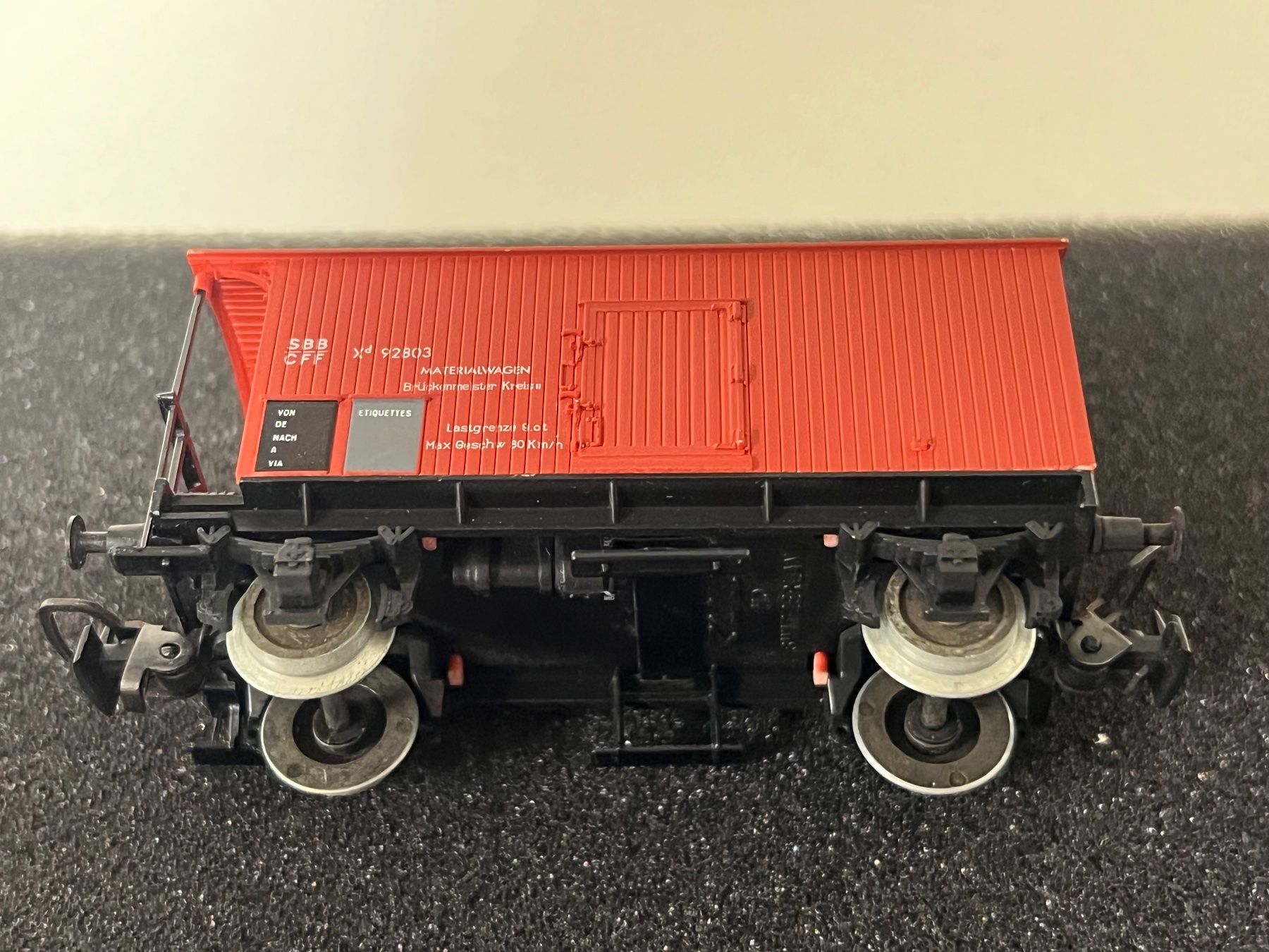 Modellini di ferrovie: Ruco SBB-CFF  Materialwagen H0 DC – Usato da Geroldswil venduto da TopTrain54 5
