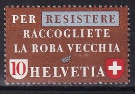 Abart 256.2.03 zwei Flecken unter EC von VECCHIA **