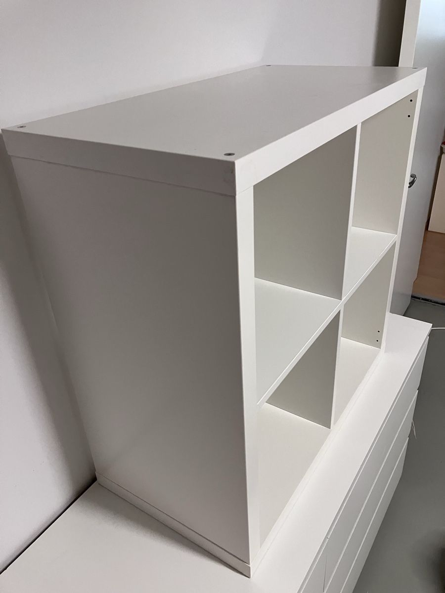 Scaffali: IKEA Kallax Regal weiss 4 Fächer – Usato da Dättwil AG venduto da Datura 3