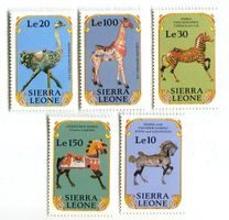 Briefmarken "Karussell". Sierra Leone