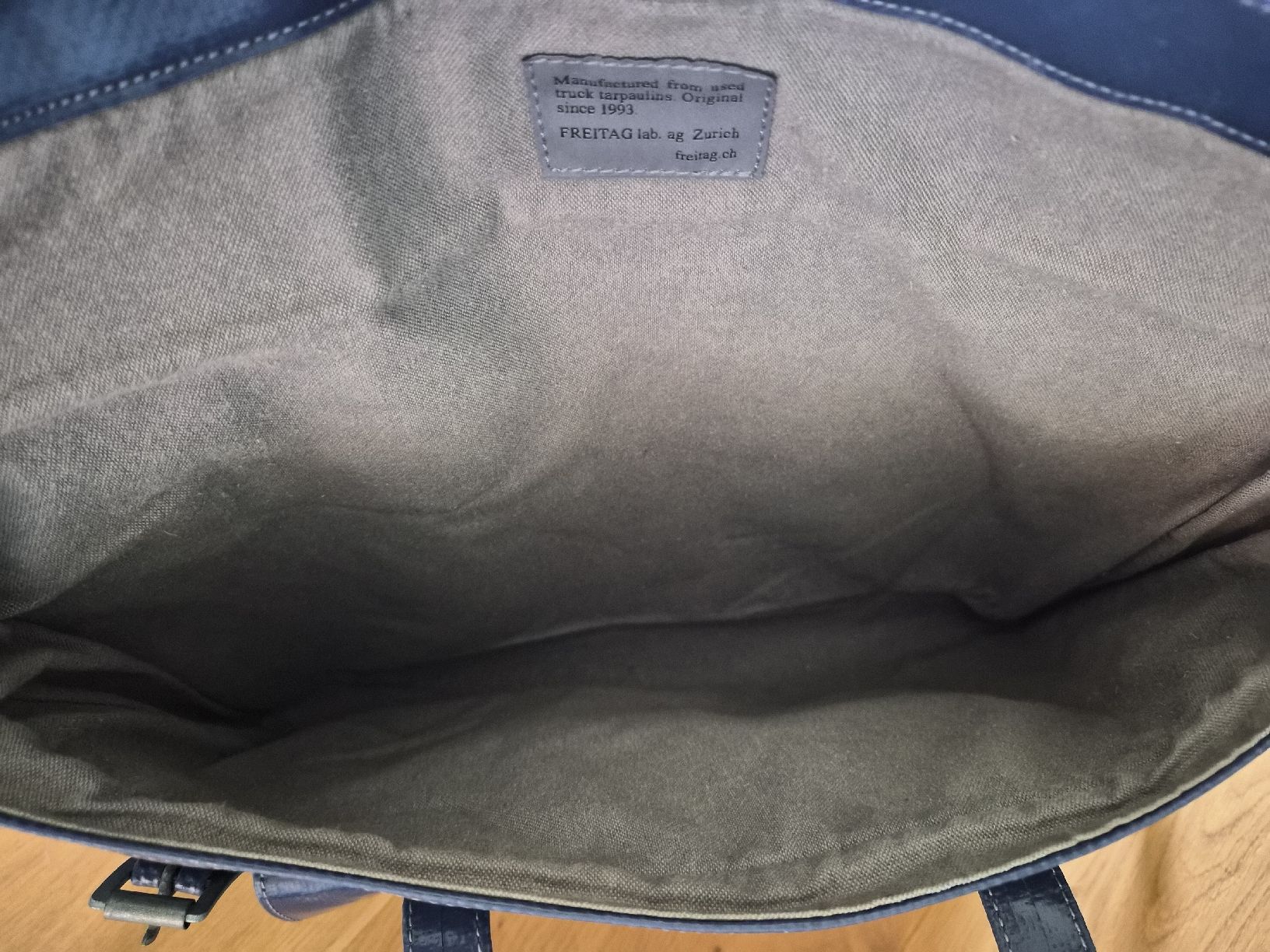 Freitag Borse da donna: Freitag Tasche, blau, Top Zustand – Usato da Schwarzenberg LU venduto da LadySecondhand 2
