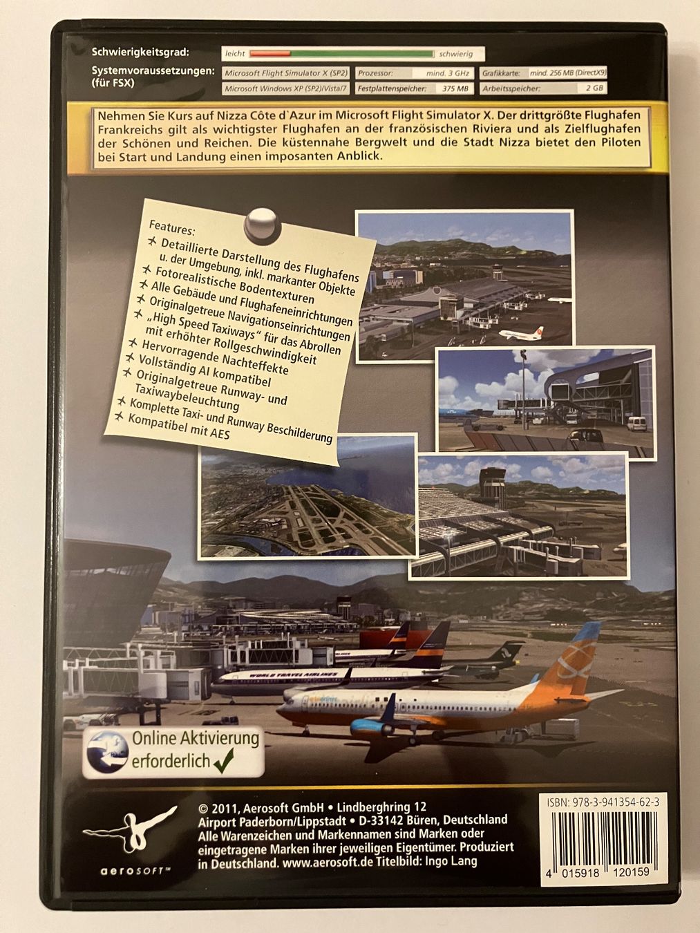 Spiele: FSX Add-on: Nice X Côte d'Azur - PC – Gebraucht aus Solothurn von aquitania 1