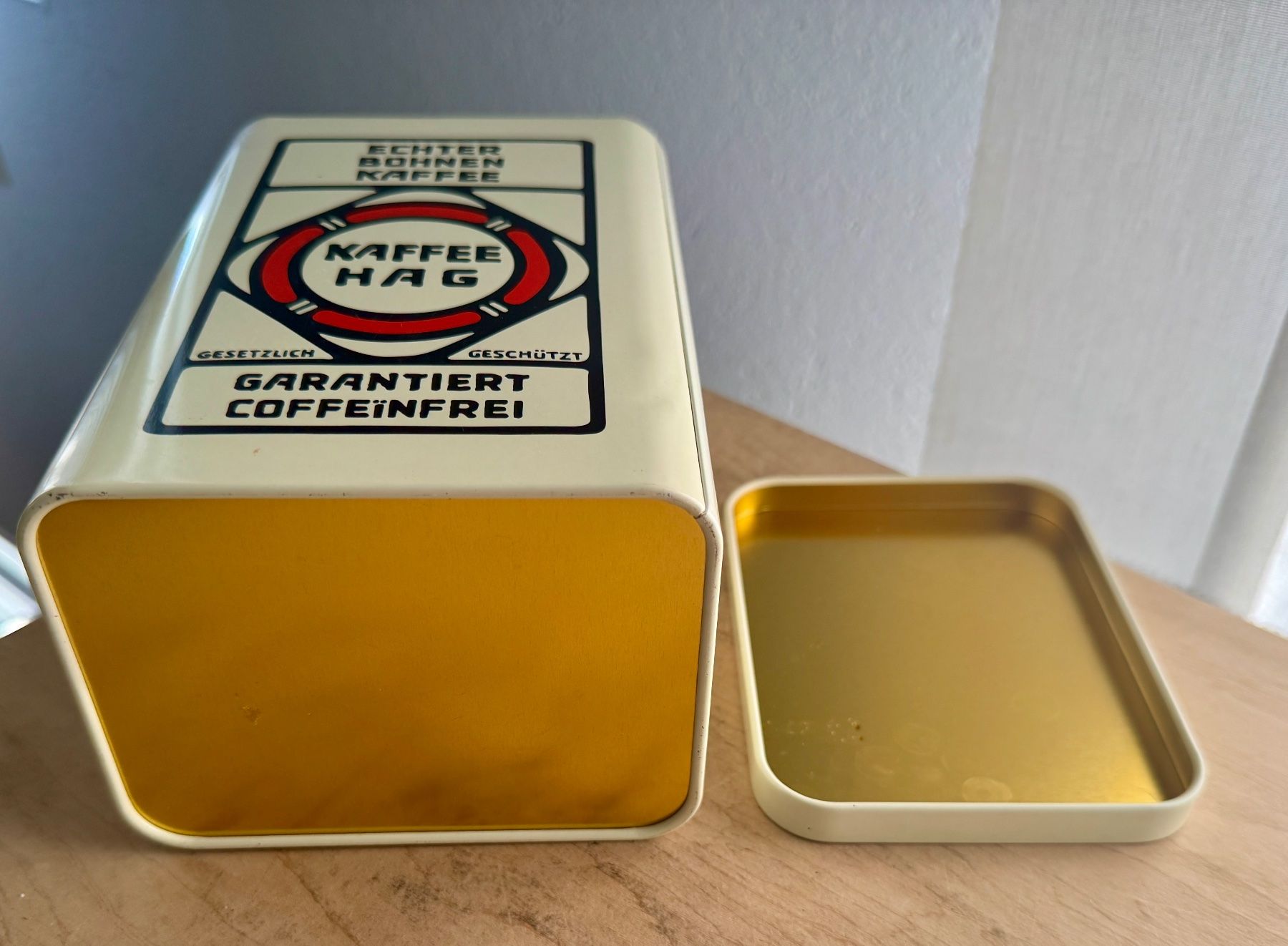 Barattoli: Nostalgie Blechdose HAG Kaffee Feldmeilen - Küchen Deko – Usato da Rothrist venduto da Luckywinner 5