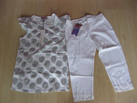 Girls Set mit Leggins und Shirt, 14J.