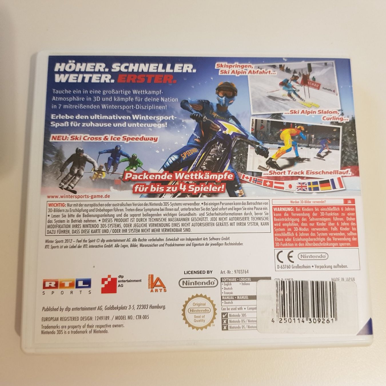 Nintendo Giochi: Winter Sports 2012 /3DS – Usato da Münchenstein venduto da 2DGames 1