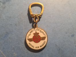 ROYAL  AIR  MAROC  PORTE-CLE  EMAILLE  VINTAGE