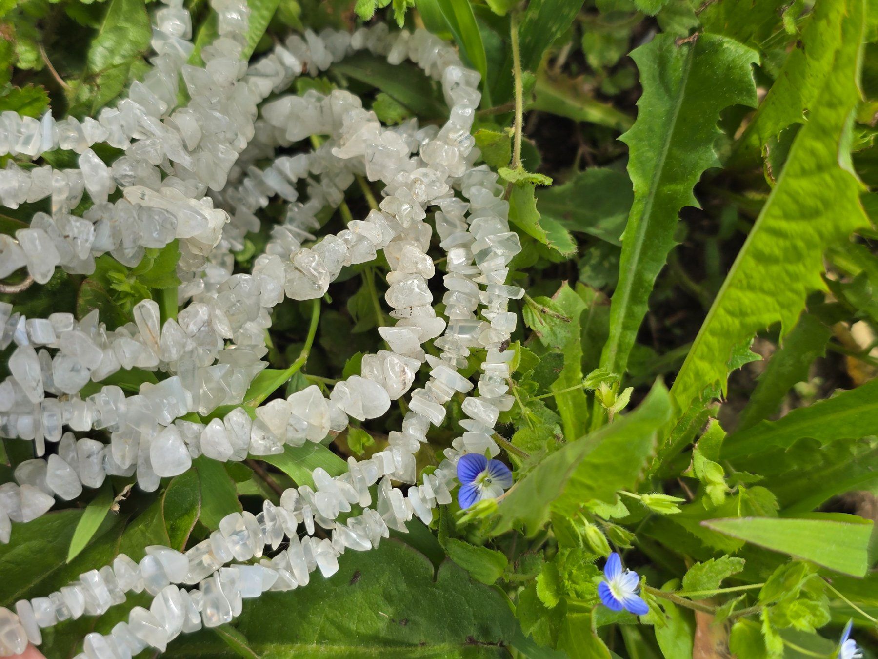 Catenine: Wunderschöne Calcitsplitterketten 45cm lang – Usato da Reute AR venduto da angelflower 4
