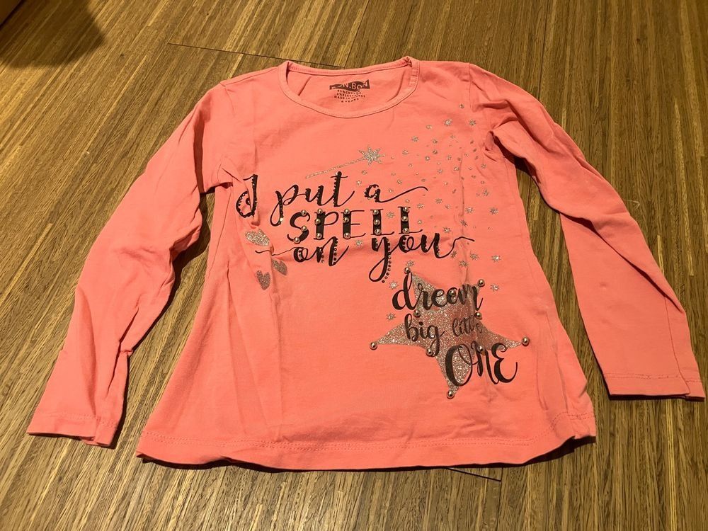Camicette, T-shirt & Top: Mädchen Langarmshirt Gr. 128, Bonbon – Usato da Ruggell venduto da VegasGirl