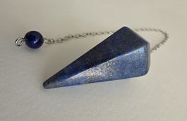 Pendel Lapislazuli ca. 3,5 x 2cm.