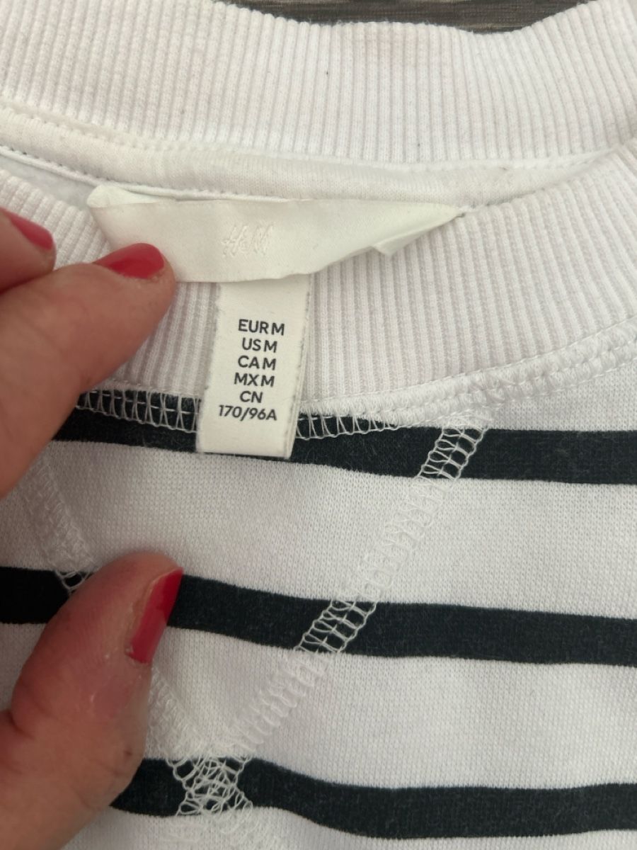 H&M Maglioni & Felpe: Pulli von H&M, Grösse M, blau-weiss gestreift – Usato da Erlinsbach SO venduto da hallon480 2