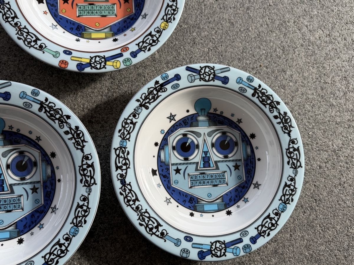 Bopla Piatti: Bopla Design Spaghetti Suppenteller 3 stk Langenthal – Usato da Deitingen venduto da Himhip 1
