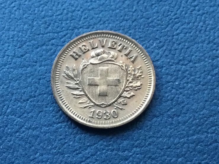 Tutti le monete: 1 Rappen 1930 VZ ++ – Usato da St. Margrethen SG venduto da alfapeugeot10 1