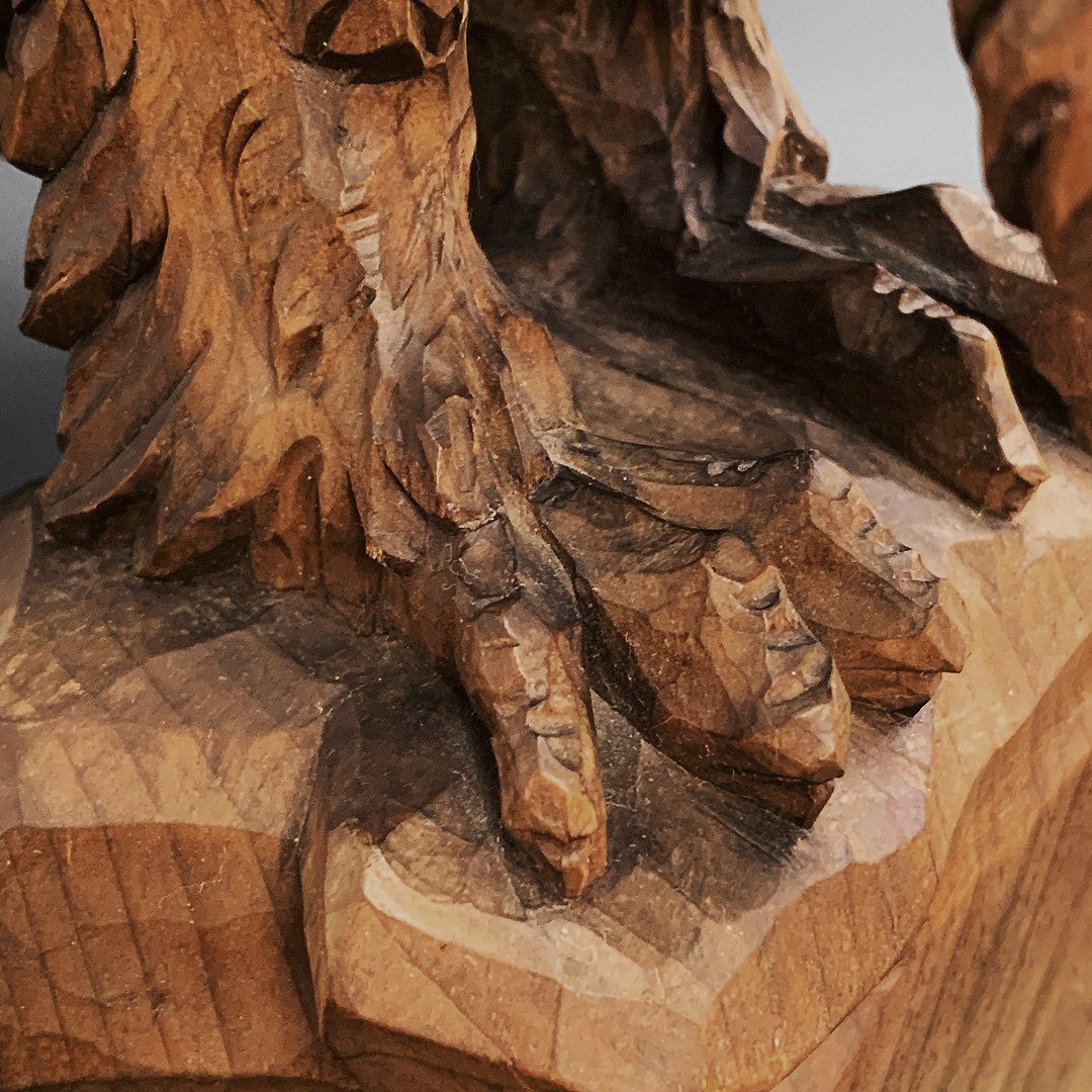 Sculture & Statue: Imposanter geschnitzter Brienzer Adler – Usato da Luzern venduto da Eukalyptus 6