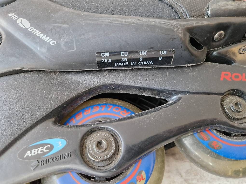 Pattini in linea & Pattini a rotelle: Rollerblade Inlineskates Damen Grösse 25 = 39 – Usato da Niederrohrdorf venduto da Miripfiri 4